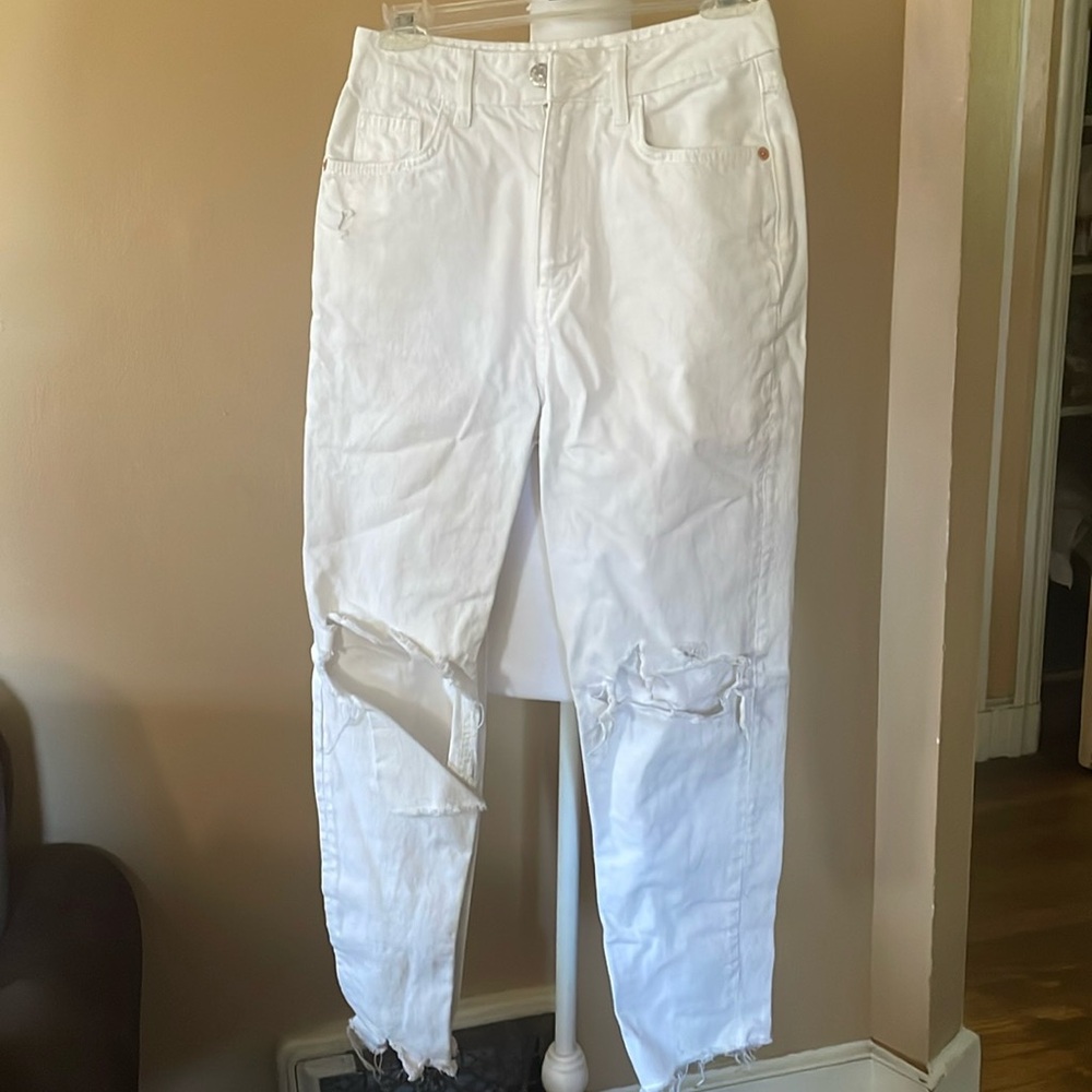 Zara White Jeans size 4